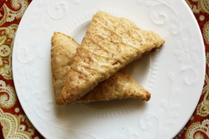 Glazed Bailey's Scones