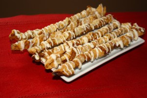 Cinnamon Roll Twists with Cream Cheese Icing 