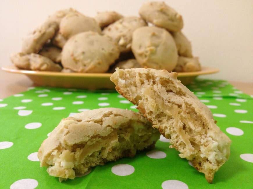 Greek Yogurt White Chocolate Chip Cookies 