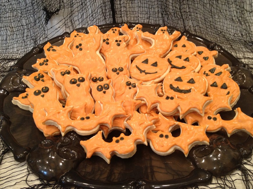 Pumpkin Spice Shortbread Cookies