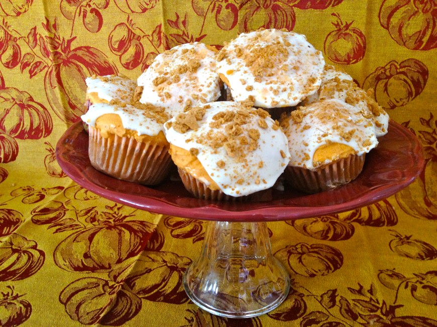 Pumpkin Ice Cream Cupcakes