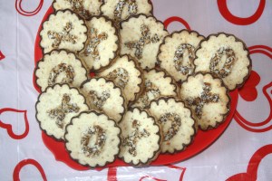 Toasted Coconut XOXO Shortbread Cookies