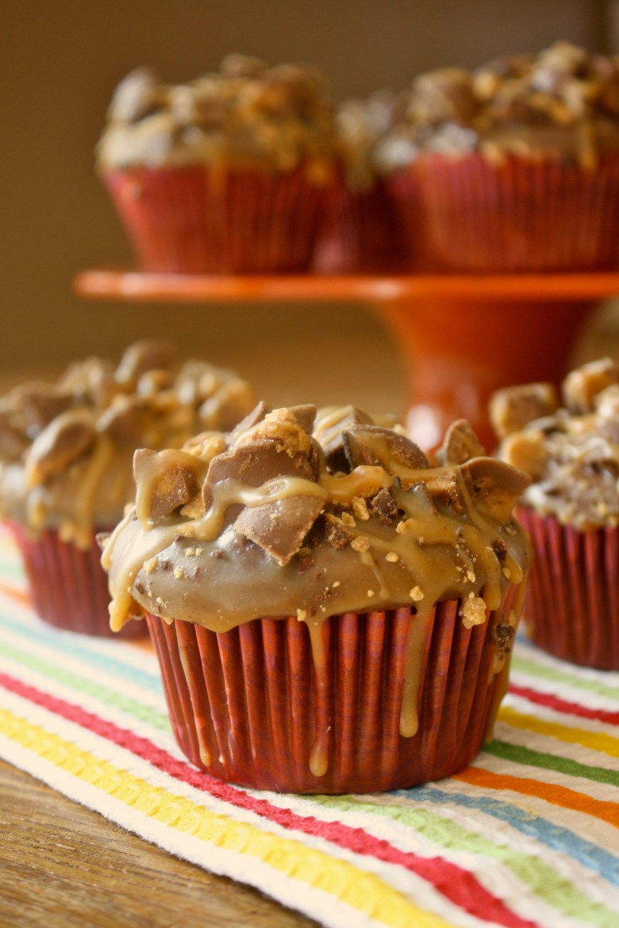 Death By Peanut Butter Chocolate Cupcakes