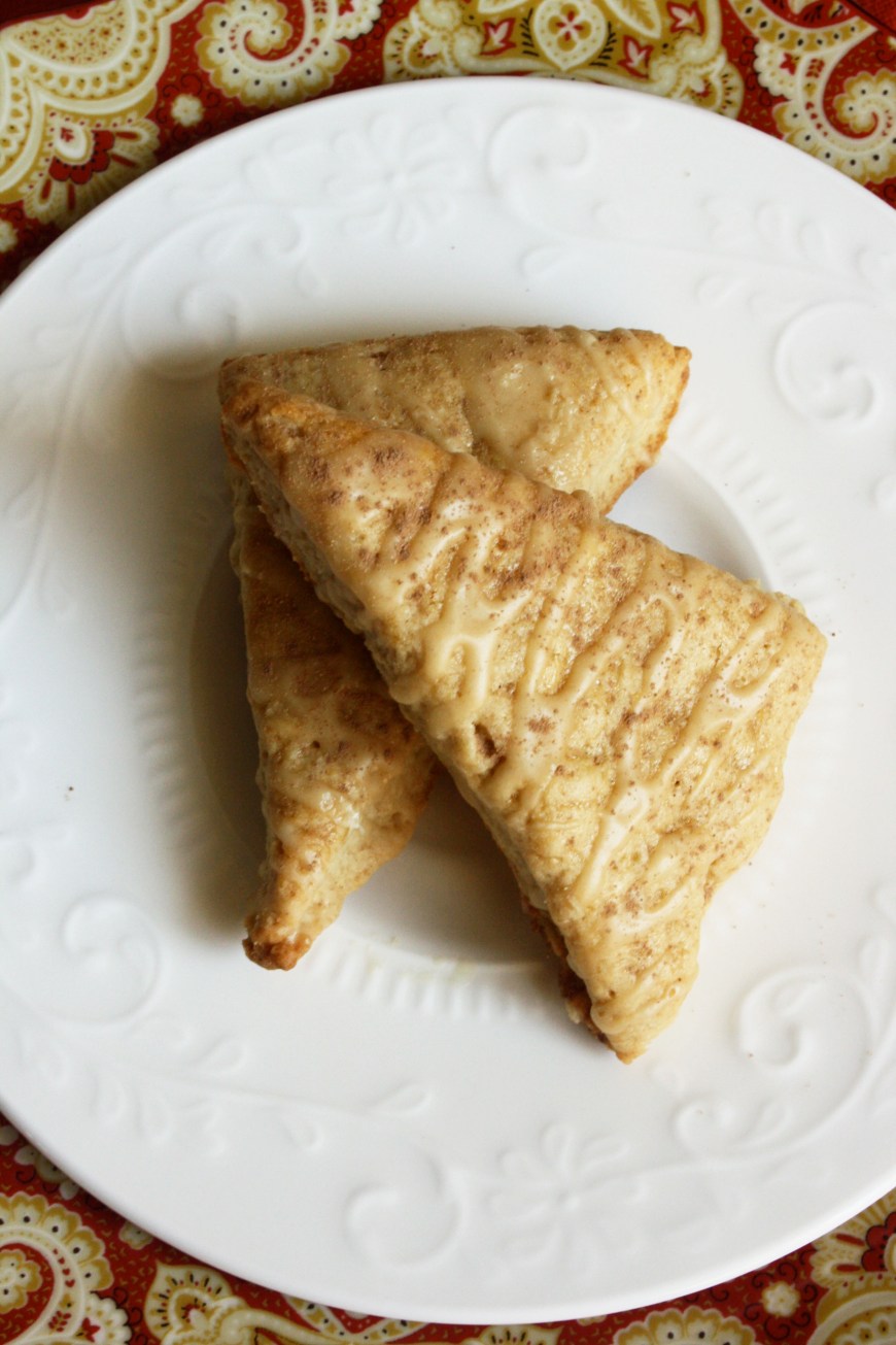 Glazed Bailey's Scones