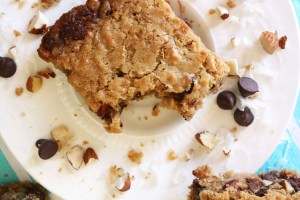Toasted Coconut Almond Chocolate (aka Almond Joy) Blondies 