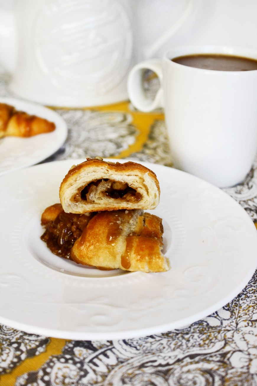 Caramel Pecan Croissants