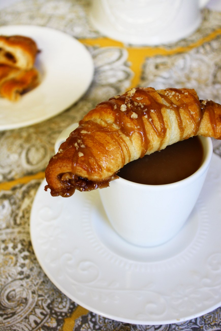 Caramel Pecan Croissants
