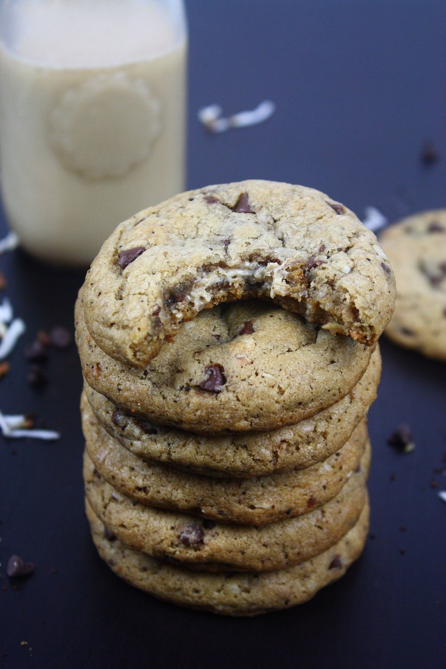 Toasted Coconut Mocha Cheesecake Cookies 