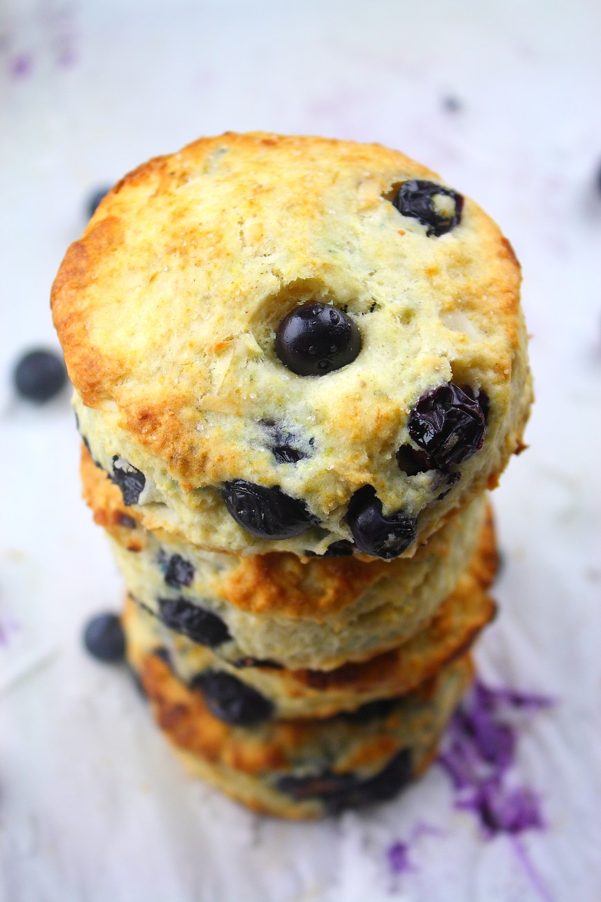 Blueberry Coconut Scones 