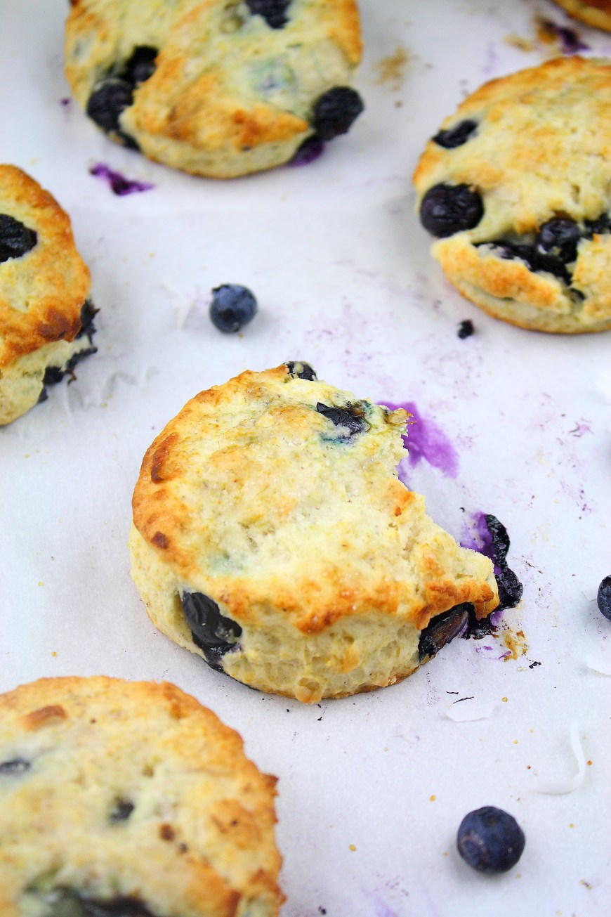 Blueberry Coconut Scones 